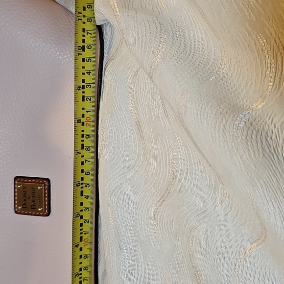 Dooney & Bourke Brielle Blush Pink Pebble Leather Satchel With Wallet - Picture 12 of 15